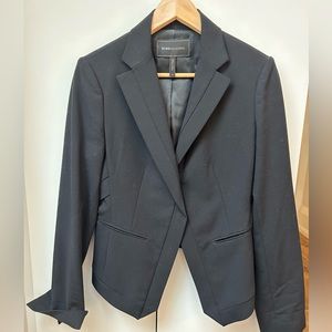 BCbG cropped tuxedo blazer